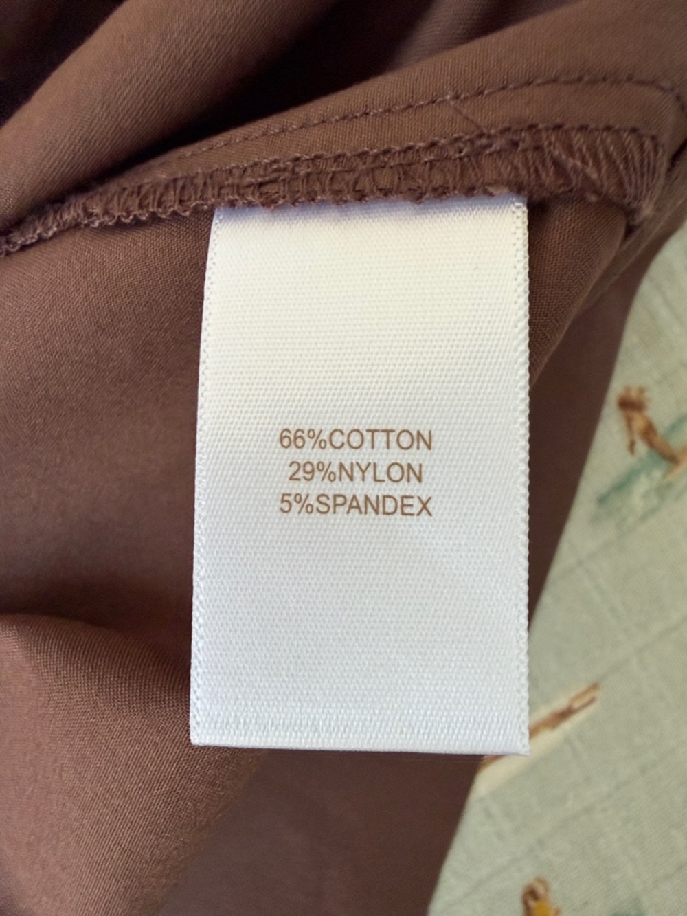 Caroline Constas Brown Two-Piece Set with Cream Embroidered Trim - Picture 8 of 14